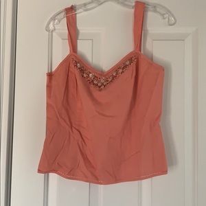 NWT Ann Taylor pink tank